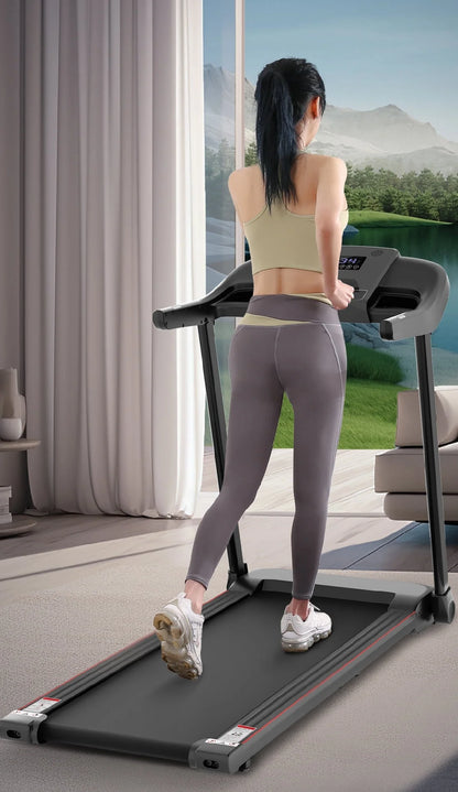 Treadmill Folding Electric Treadmill Bluetooth Voice Control Exercise Treadmill for Home Office Speed Range of 0.5-7.5 Mph